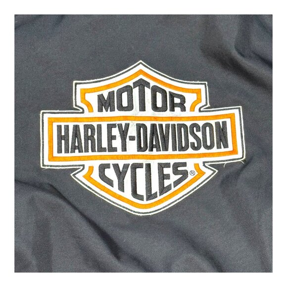 Harley-Davidson XXXL Black Motorcycle Jacket Reflective Easyriders Arlen Ness - Picture 2 of 7